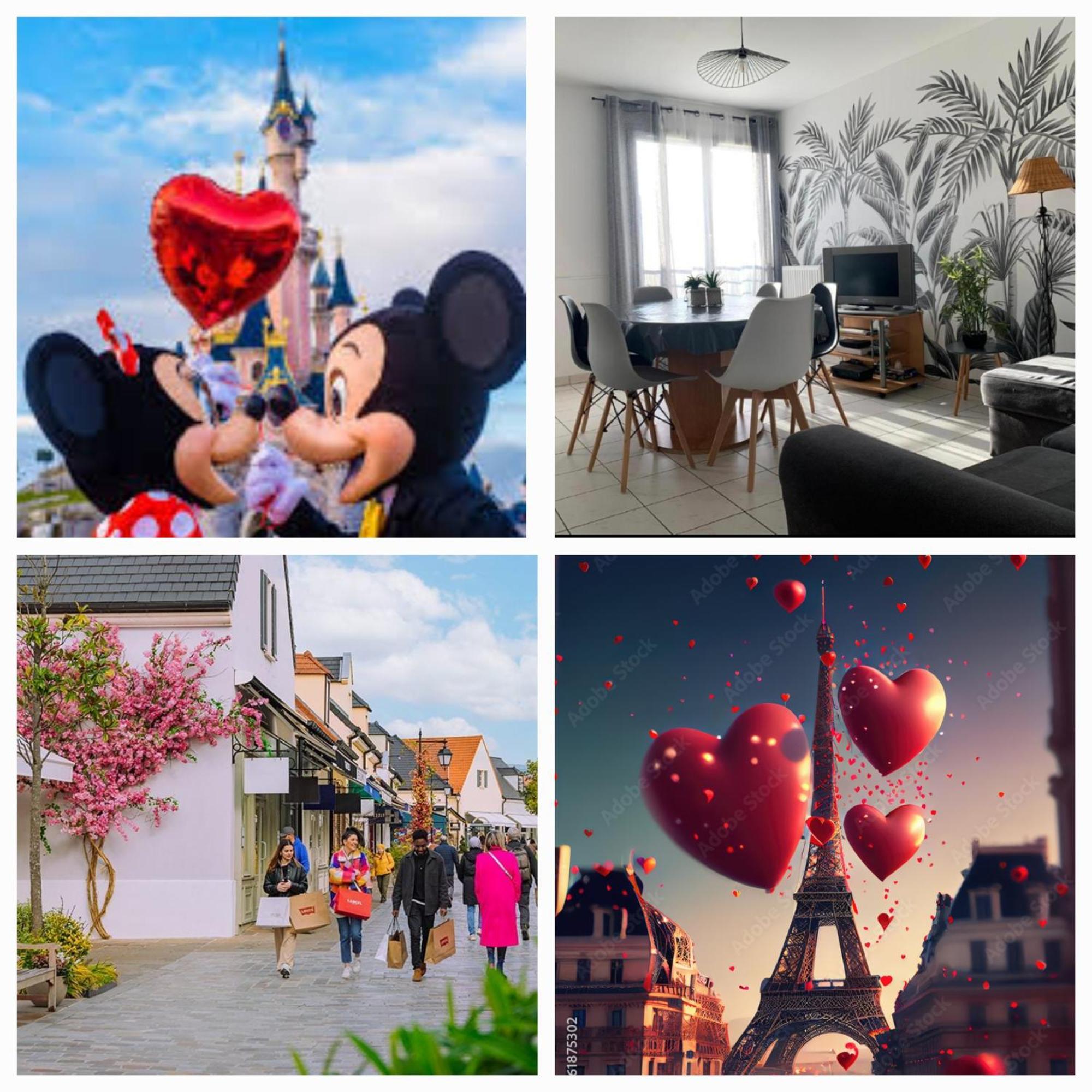 Disney, Sunny Comfortable 2 Bedrooms Family Apartment, 8 Pers, Wifi, Netflix Chessy  Εξωτερικό φωτογραφία